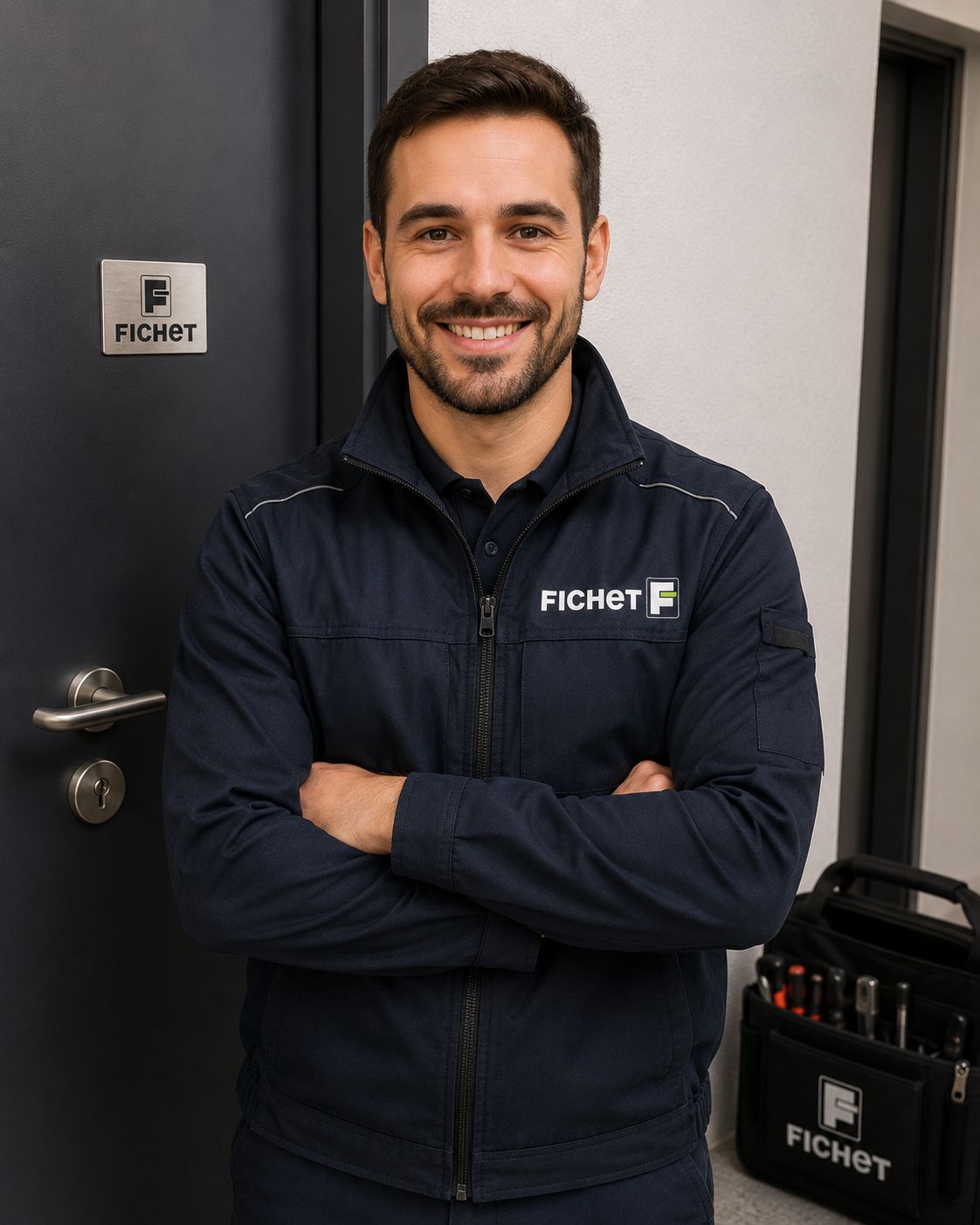 Technicien Point Fort Fichet en intervention
